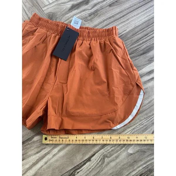Alphalete Woman’s Infinity Stride Short W/ Liner - Sour Tangerine, Size Medium - Image 5