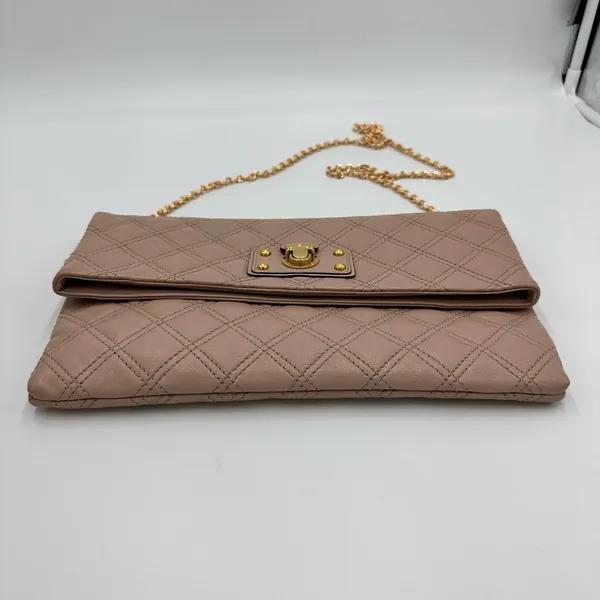 Marc Jacobs Quilted Clutch Converted into Crossbody Bag Blush Pink - Image 7