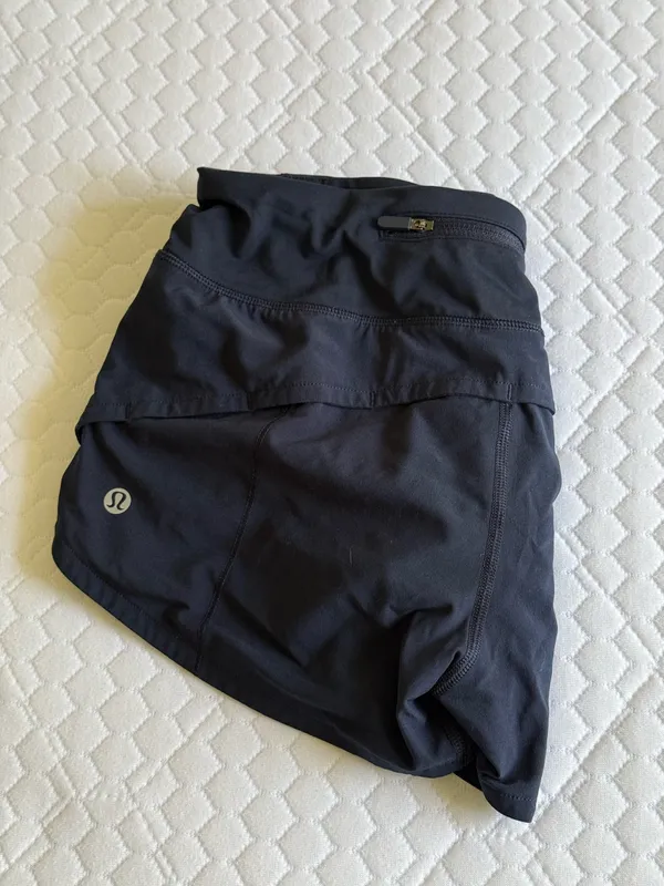 Navy Lululemon Speed Up 2.5" Shorts - Image 2