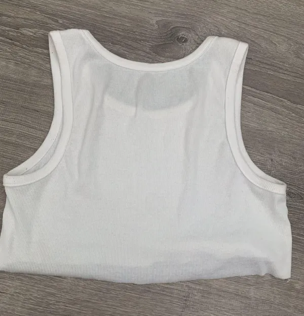 White Halter Tank - Image 2