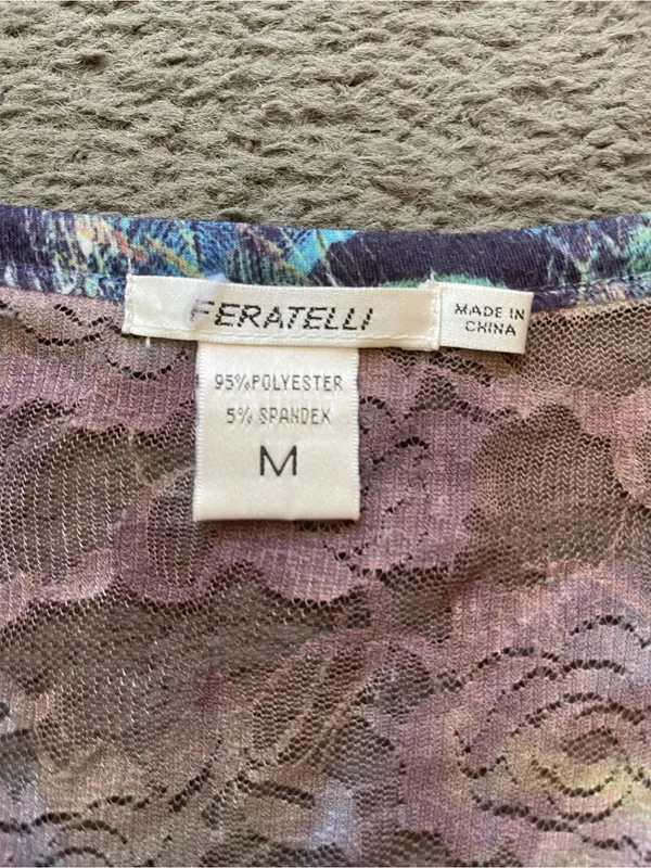 Feratelli Peacock Print sparkle Mixed - Image 4