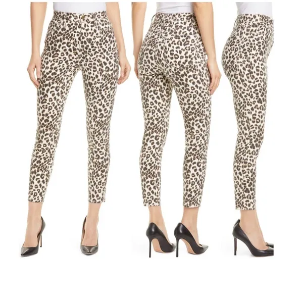 NWT FRAME Ali Leopard Print High Waist Skinny Jean - Image 2