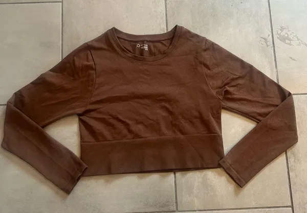 Aerie Offline Sidewalk Seamless Long Sleeve Crop Top - Image 2