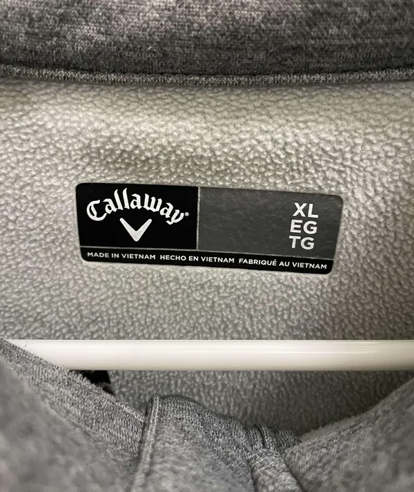 Callaway Golf All Weather Purpose Jacket Quarter Zip Sweater - Image 3