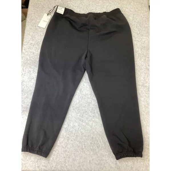 CALIA Soft Scuba Fleece Cinch Jogger High Rise Black WAX115 Women XXL NWT - Image 3