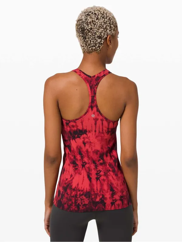 LULULEMON Cool Racerback II Nulu *Game Day in Game Day Red Black Multi Sz. 4 - Image 5