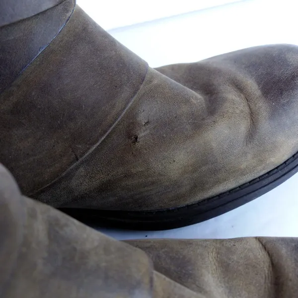 Clarks Artisan Mansi Calla Boots Womens 11M Brown Leather Straps Ankle Moto Boho - Image 4