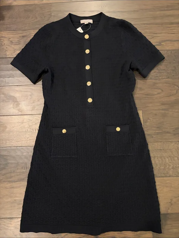 New With Tags JCrew Textured Lady Sweater Dress Sz M - Image 3