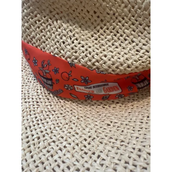 Disney Parks Epcot Flower Garden Festival 2020 Orange Bird Straw Hat Hello Sunsh - Image 2