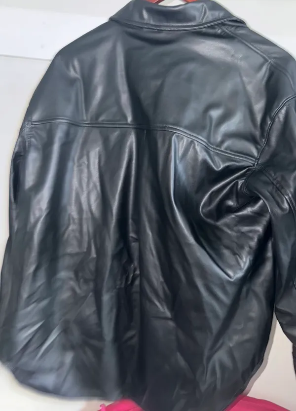 American Eagle Thin Leather Jacket - Image 5