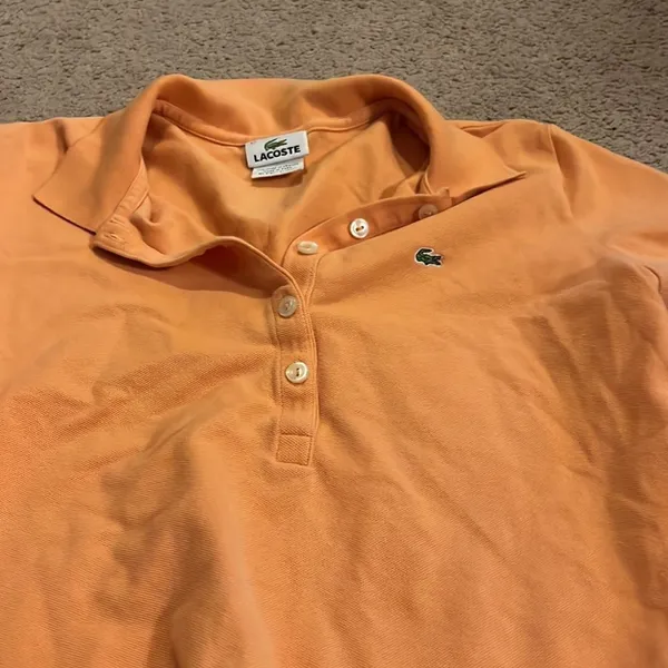 Lacoste‎ orange polo 42 - Image 4