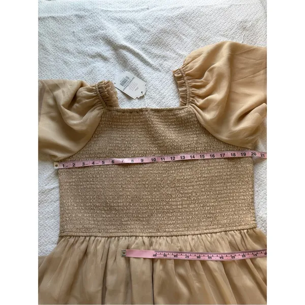 Ivy City Co. Ellie Dress Champagne Peach Gold Pink Chiffon NEW NWT 1X - Image 9