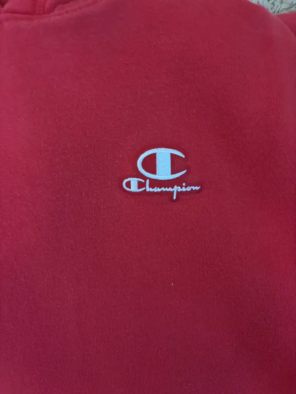 Champion Red Oversized Sweatshirt - Image 5