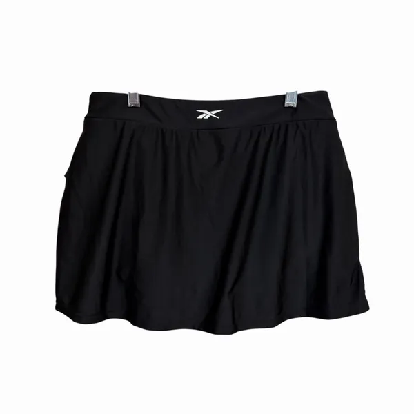 Reebok Women's Sz M Black Skortini Workout Skort With Inner Short NWT Gym Tennis - Image 3