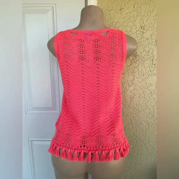 Lilly Pulitzer Pink Sleeveless Top - Image 3