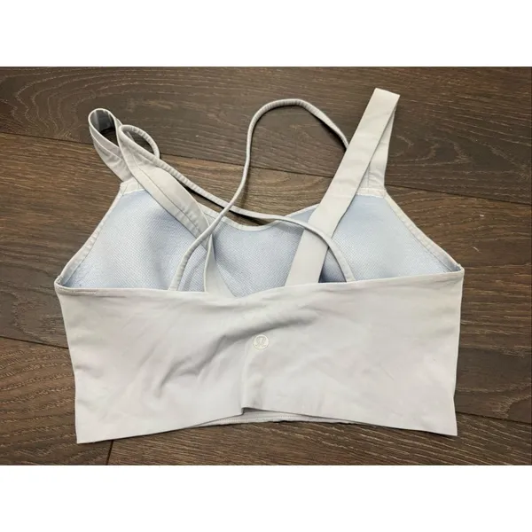 Lululemon Women’s 8 Blue Like a Cloud Sports Bra - Image 2