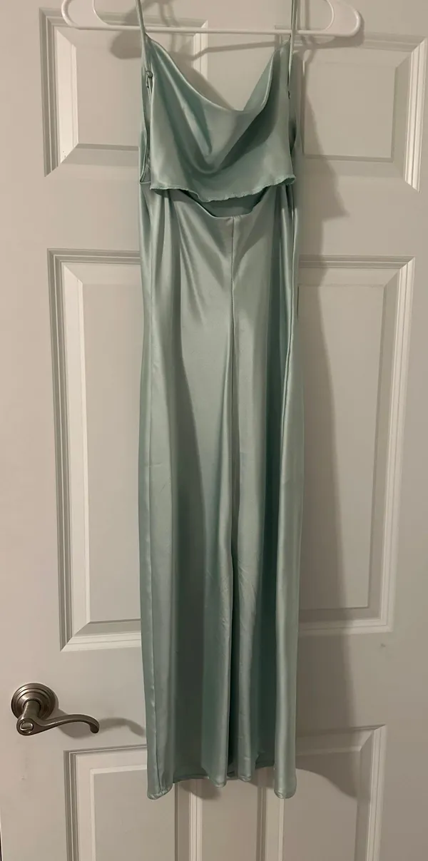 Petal & Pup Satin Midi Dress - Image 2