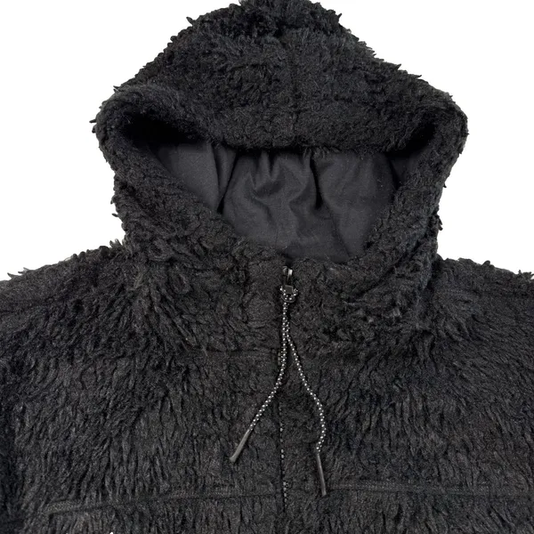 Urban Outfitters BDG Hooded Cropped Teddy Jacket Size Small Black Cozy Basic‎ - Image 6