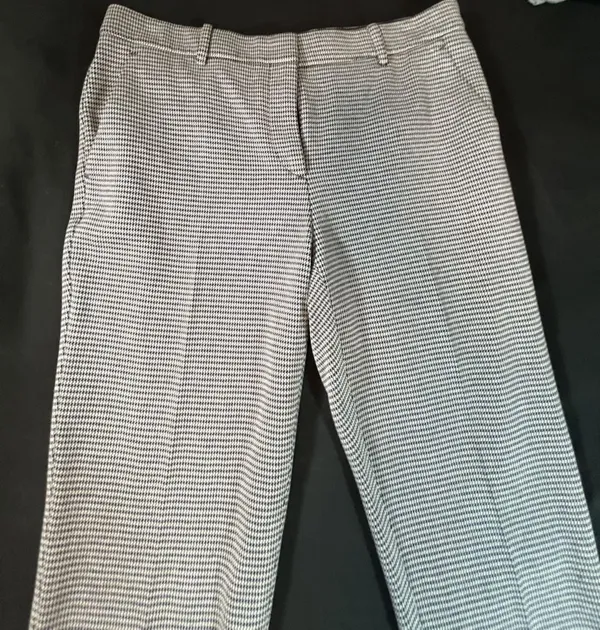 Theory Treeca K Stanza Knit Houndstooth Ankle Pants - Image 4