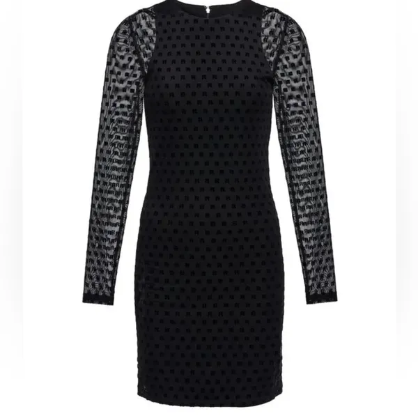 NWT RÓTATE Elegant Black‎ Polka Dot Dress It’s very pretty - Image 2