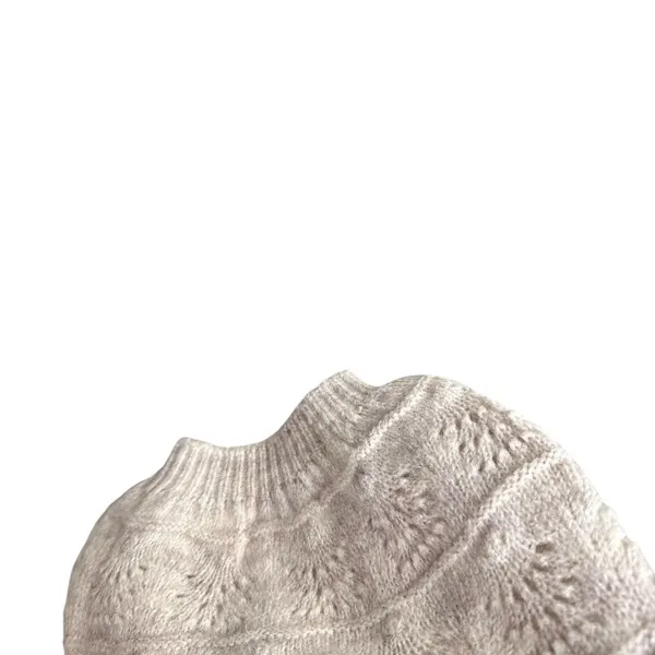 World Market Crew Neck Balloon Sleeve Knit Sweater Women's Size S/M Boho Peasant - Image 3