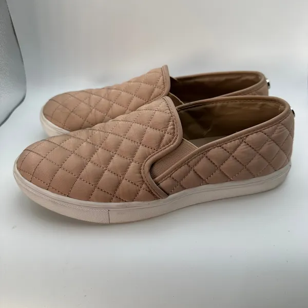 Steve‎ Madden ECNTRCQT Quilted Blush Pink Slip On Sneakers Women's Size 7.5M - Image 8