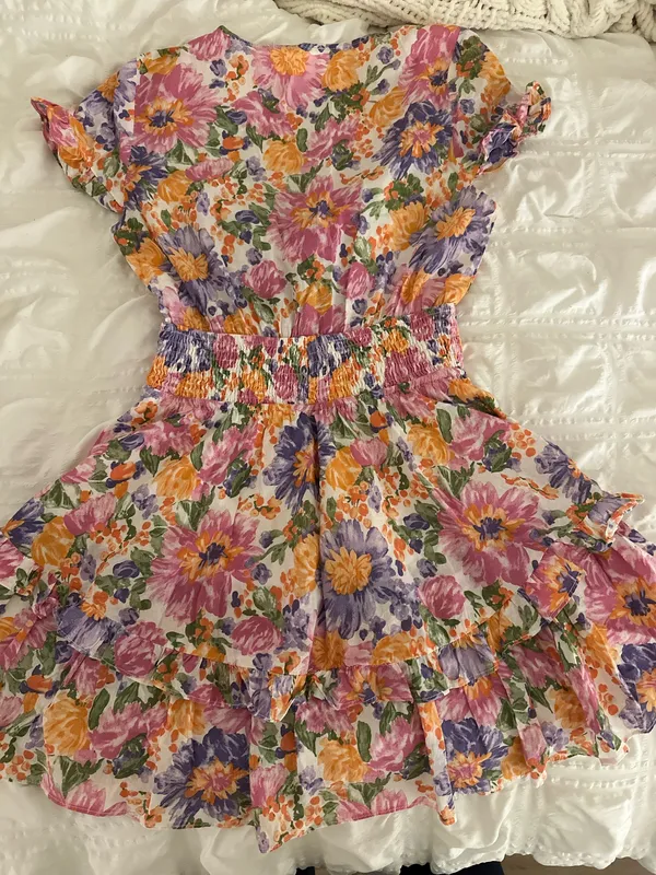 Selfie Leslie Floral Mini Dress - Image 4