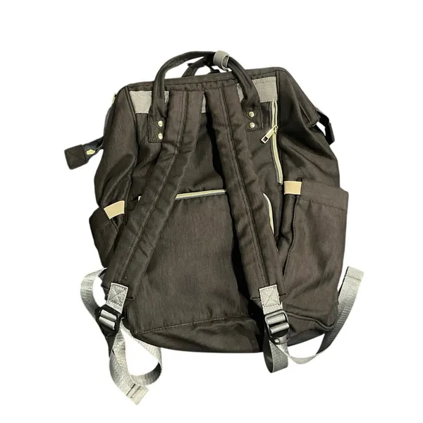 Land Diaper Bag Backpack Multi functionality Insulated Pockets Stroller Straps Black - Image 2