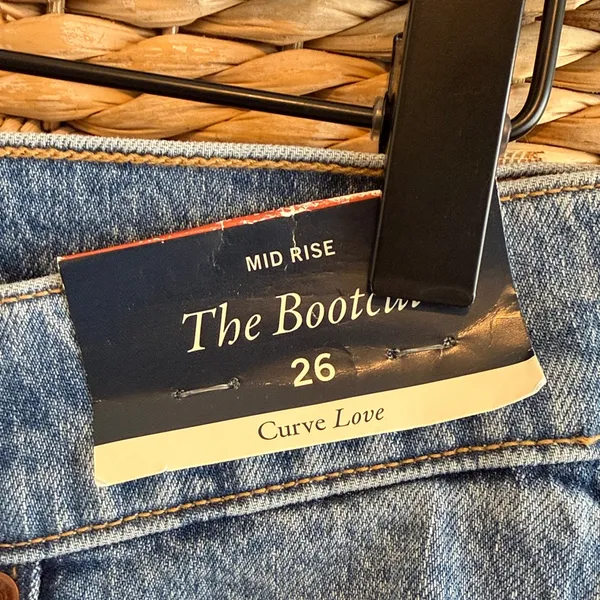 NWT Abercrombie & Fitch The Bootcut Mid Rise Curve Love Jeans, 26 - Image 4