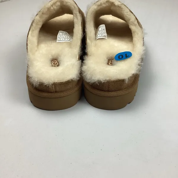UGG Women’s Suede Greenport Open Toe Slides Brown Sz 10 NWOT Retail $125 - Image 8