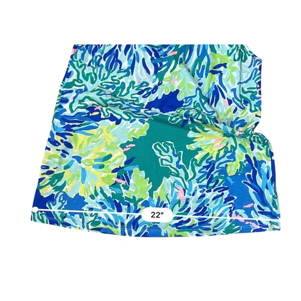 Lilly Pulitzer Kinsey Tank MEDIUM Wade & Sea Coastal Designer Blue‎ Green - Image 7