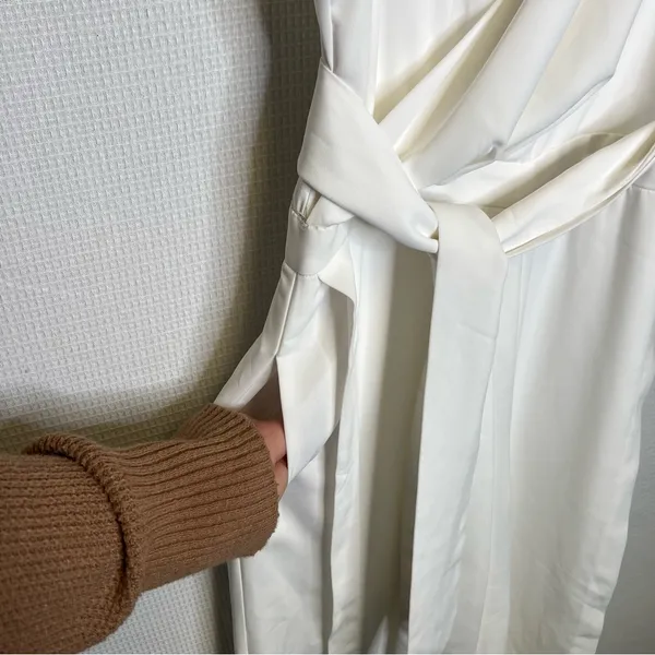 Keepsake the label | Large‎ Woman’s Elegant White Jumpsuit - Image 6