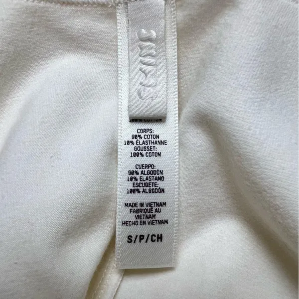 Skims Cotton Jersey Scoop Neck Bodysuit. Size Small. New Without Tags. - Image 8