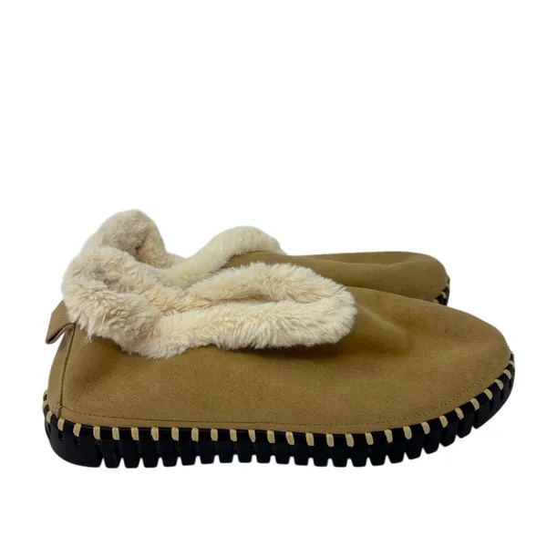 Ilse Jacobsen 9 Tulip 3150 Textile Women's Slip On Shoes Slippers Faux Fur Tan‎ - Image 3