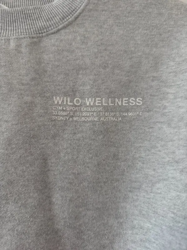 Gray Wilo Sweatshirt White Size XS - Image 2