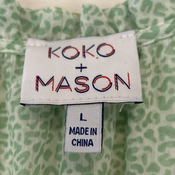 Koko + Mason Tiered Midi Dress Sold Out Online Women‎ Large - Image 7