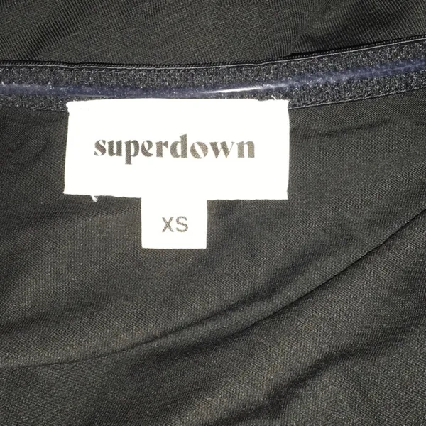 Superdown Revolve Ayesha Off Shoulder Bodysuit Top Black Sexy Shirt Onesie Shirt - Image 8