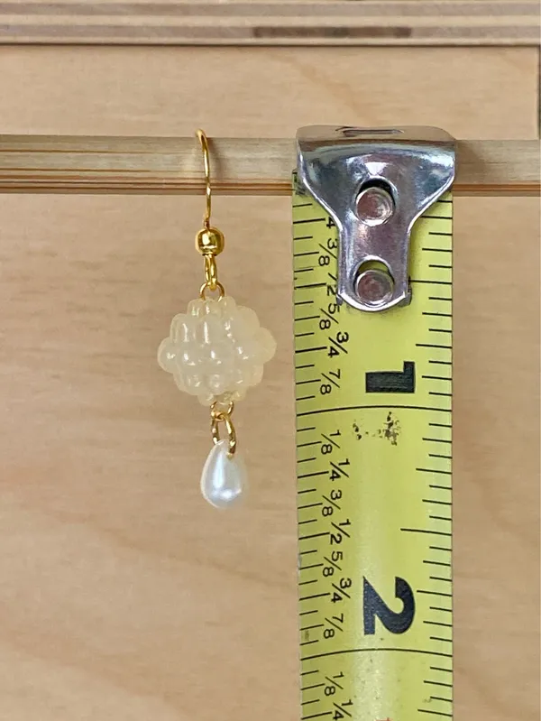 Handmade fairy cute Kawaii retro candy dangle earrings 💛 - Image 9