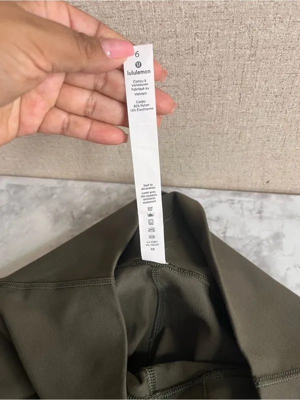 lululemon Align™ High-Rise Pant Army Green. Size 6 - Image 6