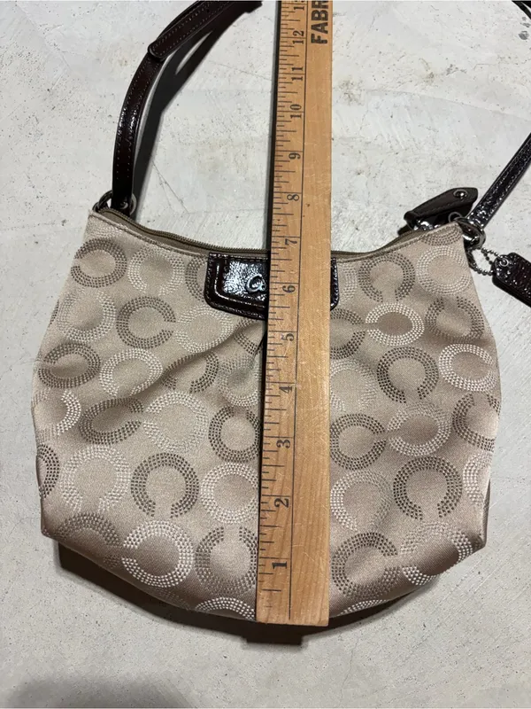 Coach Signature Ashley Crossbody Bag tan - Image 7
