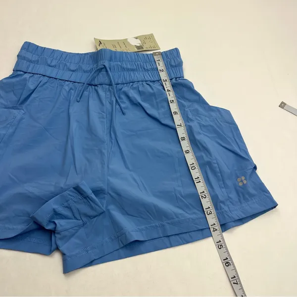 Sweaty Betty Circuit 2” Workout Short Womens Size 0 -‎ 2 XS Regatta Blue NEW - Image 7