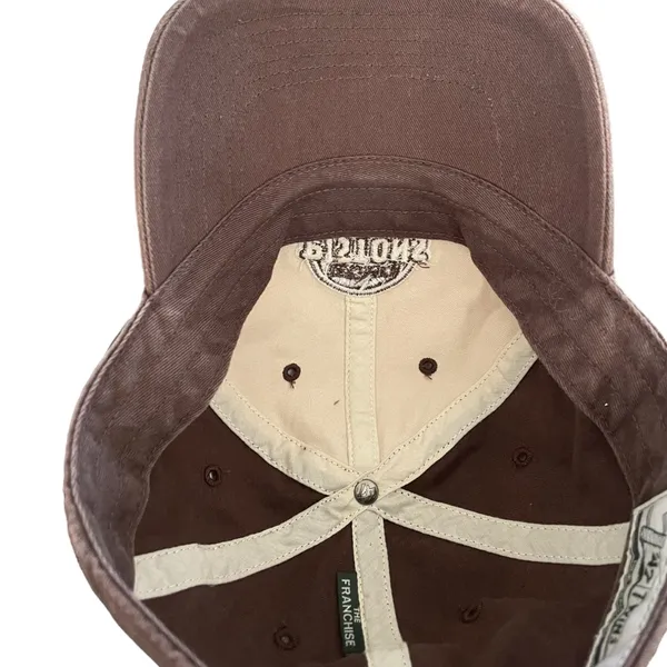 47 Brand Detroit Pistons Hat Fitted Cap NBA Basketball Y2K Vintage Brown Unisex OS - Image 4