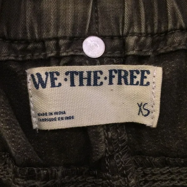 Free people can’t compare slouchy cargo army green xs - Image 10