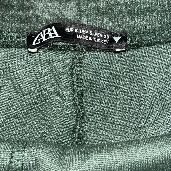 Zara Wide Leg Green Pants(Size Small) - Image 6