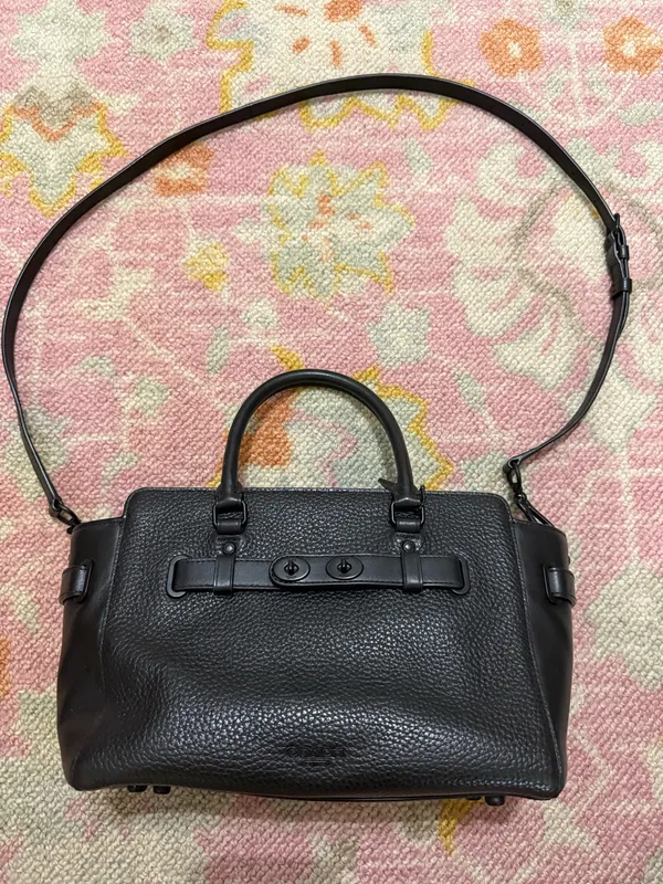Coach Blake Leather Carryall Satchel Bag F55665 - Image 2