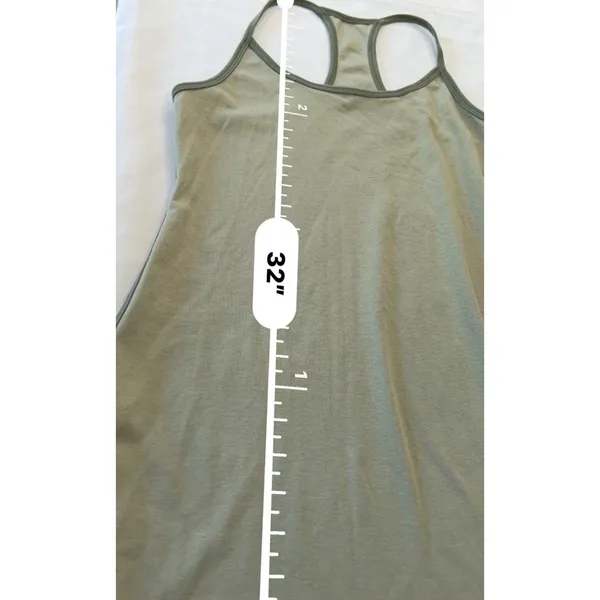 American Eagle Maddie Kenzie Ziegler Mini Dress Green Racerback Womens Large - Image 12