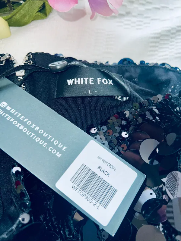 White Fox Boutique Sequence Skirt Set - Image 5