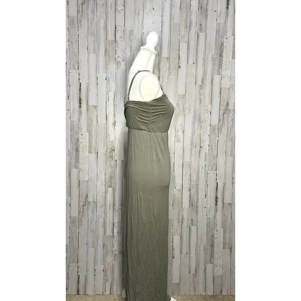 Lulus Women's XS Olive Green Maxi‎ Dress Party Cocktail Summer - Image 8