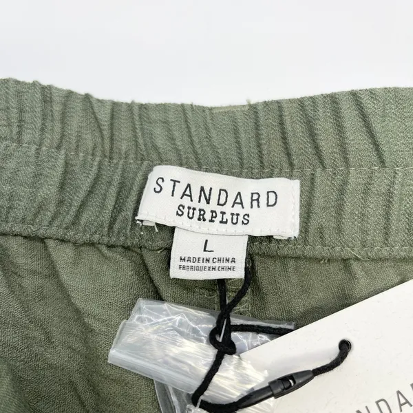 Standard Surplus Womens Wanderer Wide Leg Crop Pants Size L Minimal Coastal - Image 9