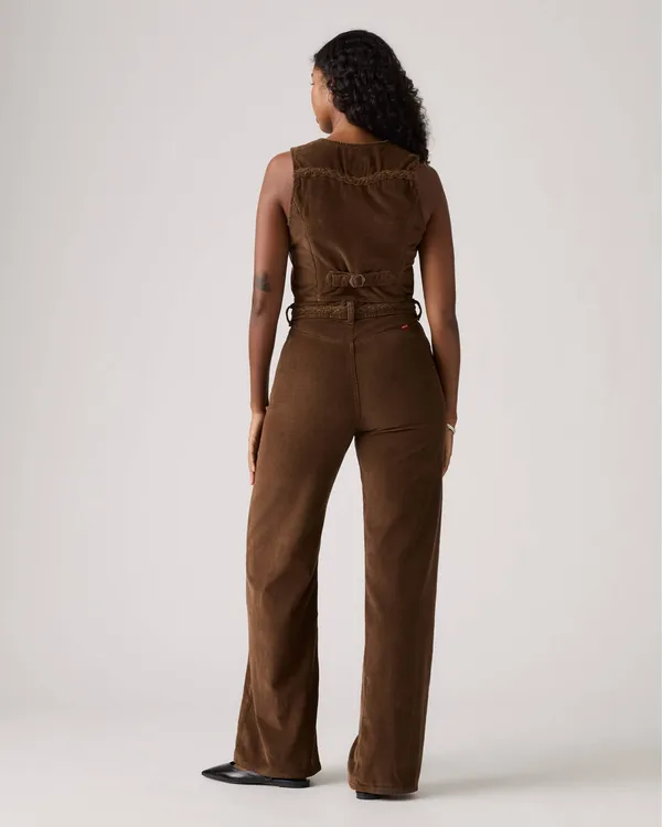 Levi's SET Ribcage Wide Leg Braided Women's Set- Brown - Image 2